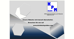 Desktop Screenshot of kuche-maschinenbau.de