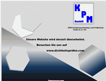 Tablet Screenshot of kuche-maschinenbau.de